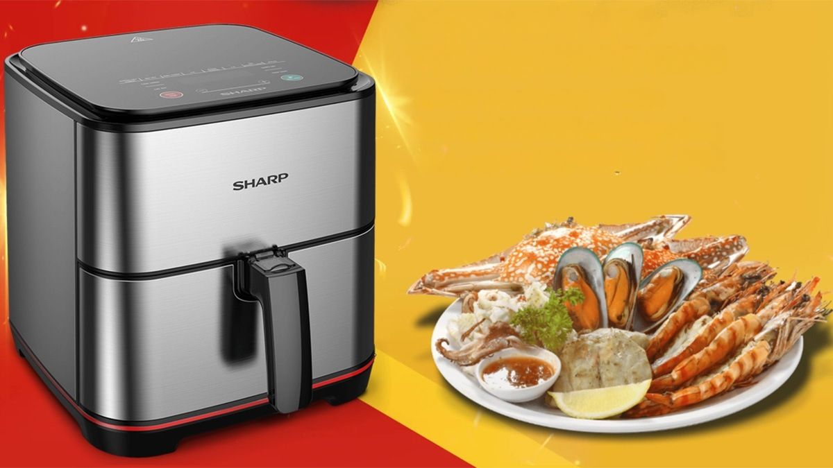 Đánh giá chi tiết về nồi chiên không dầu Sharp 7 lít